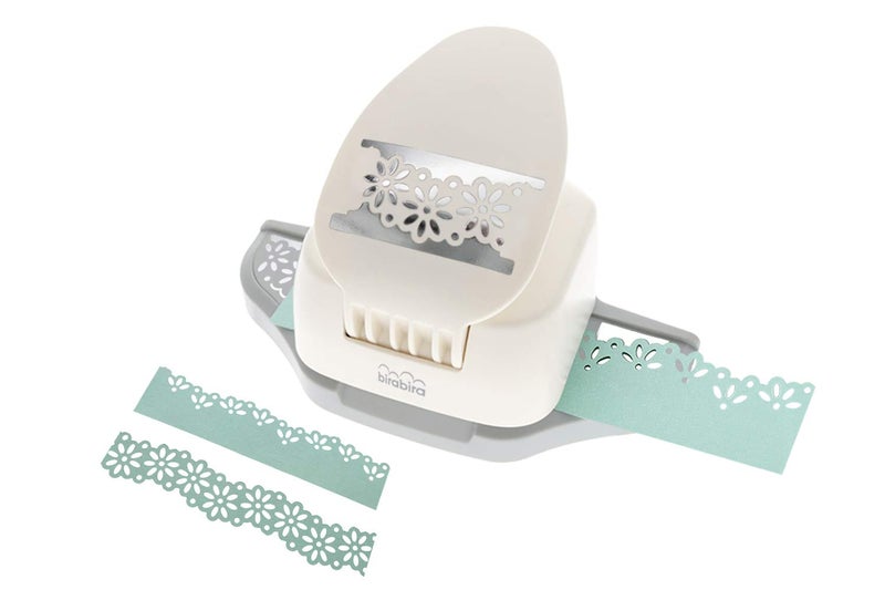 BiraBira Bira Craft 2 in 1 Border Edge Craft Punch for Scrapbooking Arts and Crafts (Daisy) - Image 1